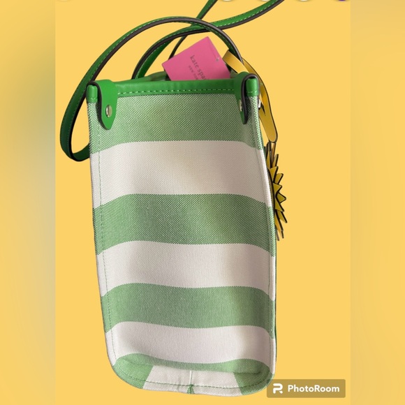 Kate spade Cabana Tote & Dust Bag NWT Tropical Vibe Thick Embroidery in black - Picture 8 of 13